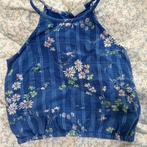 Abercrombie Kids Blue Floral Top